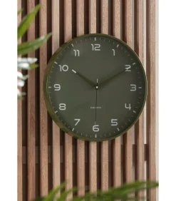 Karlsson Wandklok Orgullo - Legergroen - Ø40cm