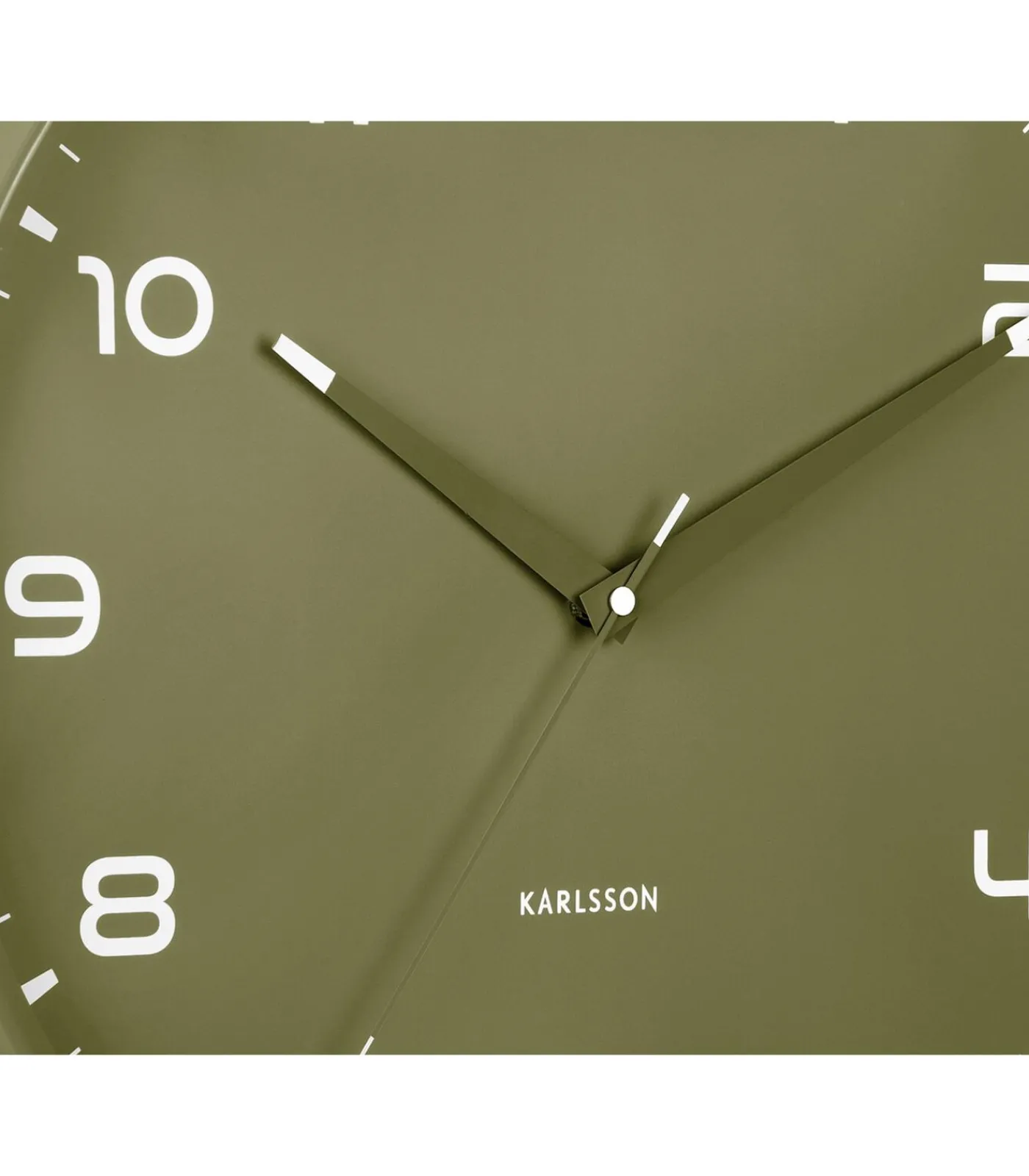 Karlsson Wandklok Orgullo - Legergroen - Ø40cm