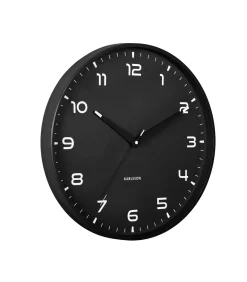 Online Wandklok Orgullo - Mat zwart - Ø40cm Klokken