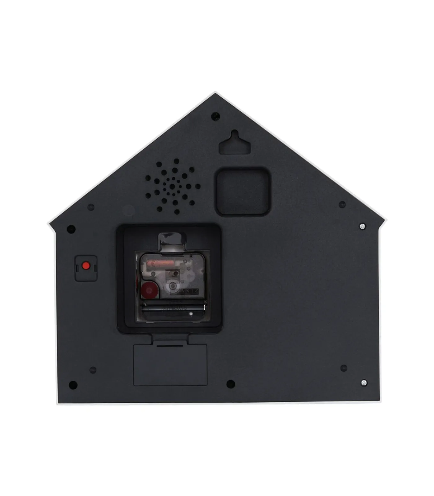 Clearance Wandklok Peeking Doggy - Wit - 24.9x24.9x27cm Klokken