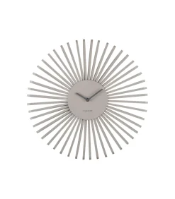 Clearance Wandklok Polo - Grijs - 48x48x48cm Klokken