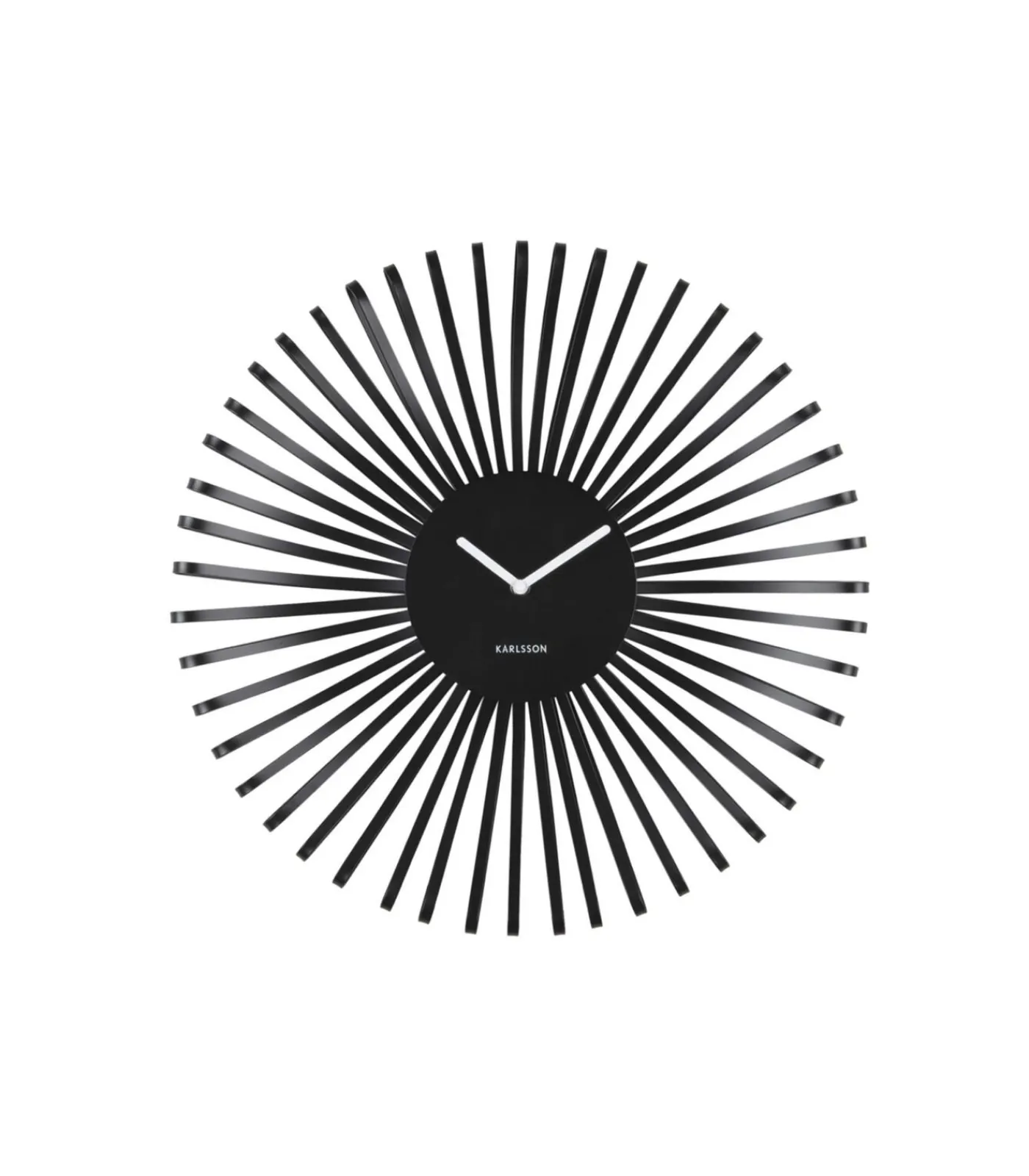 Karlsson Wandklok Polo - Zwart - 48x48x48cm