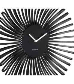 Karlsson Wandklok Polo - Zwart - 48x48x48cm