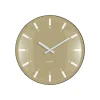 Karlsson Wandklok Realista Dome - Groen - 35x35x35cm