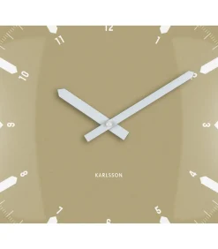 Karlsson Wandklok Realista Dome - Groen - 35x35x35cm