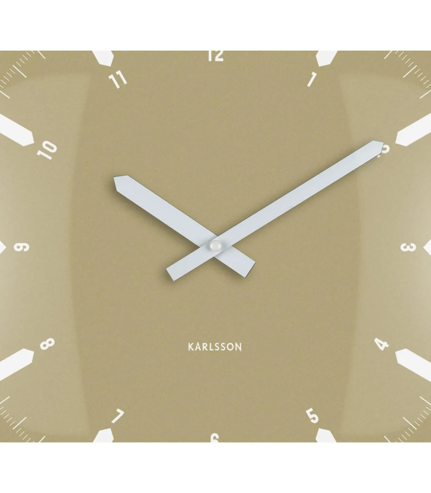 Karlsson Wandklok Realista Dome - Groen - 35x35x35cm