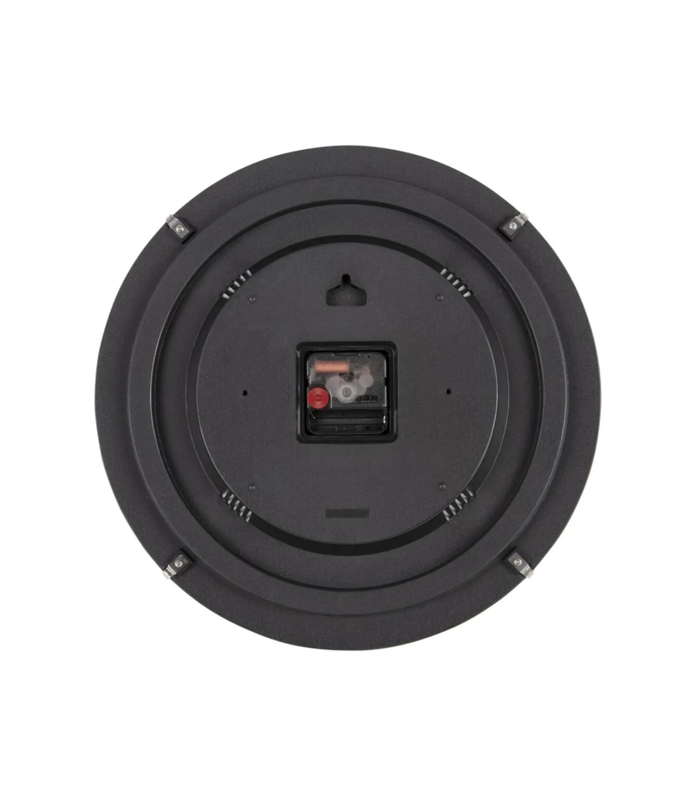 Karlsson Wandklok Realista Dome - Zwart - 35x35x35cm