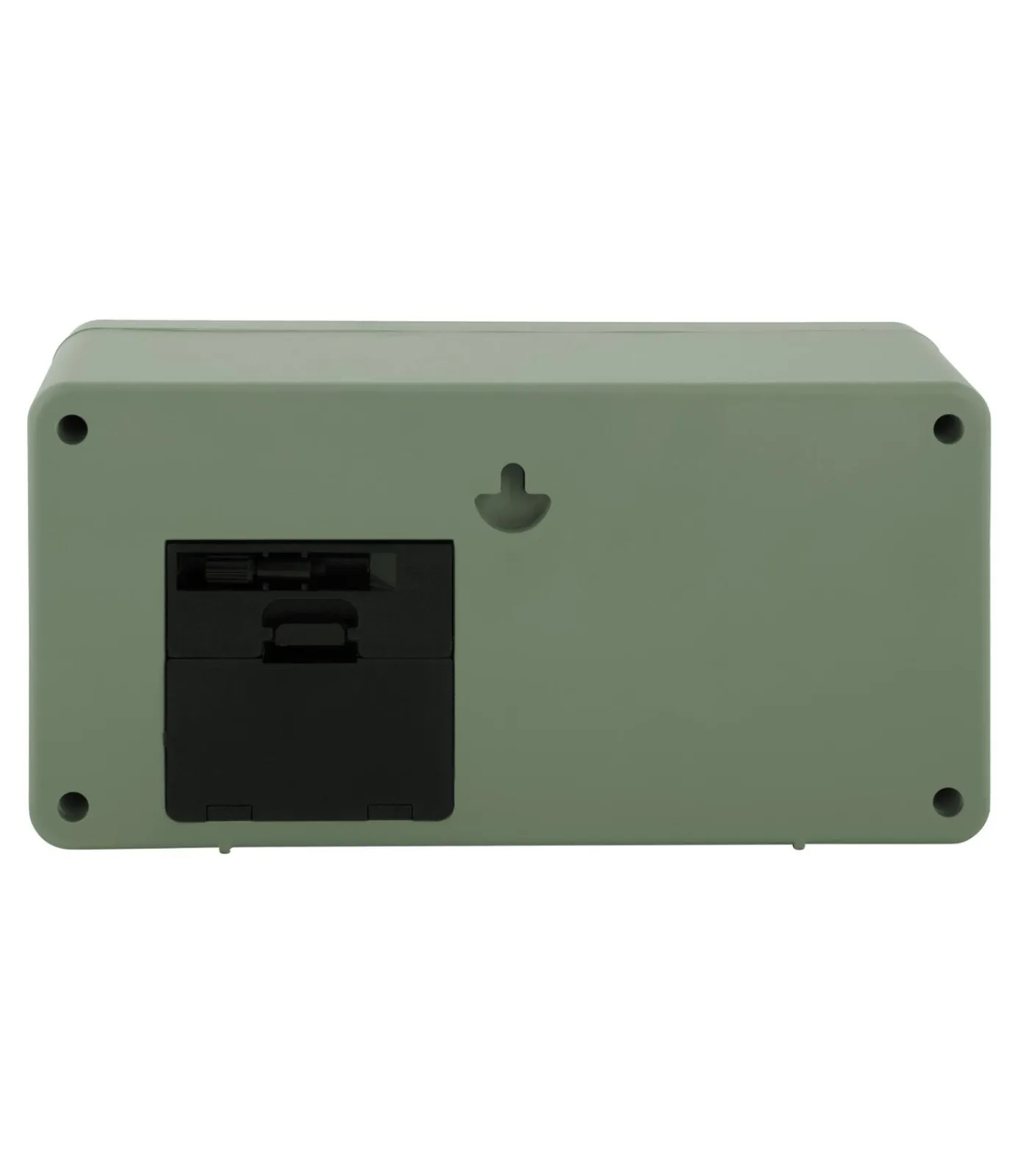 Clearance Wandklok Retro Boxed Flip - Jungle groen - 20x10x10cm Klokken