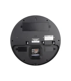 Karlsson Wandklok Round Flip - Mat zwart - 11x32.6x32.6cm