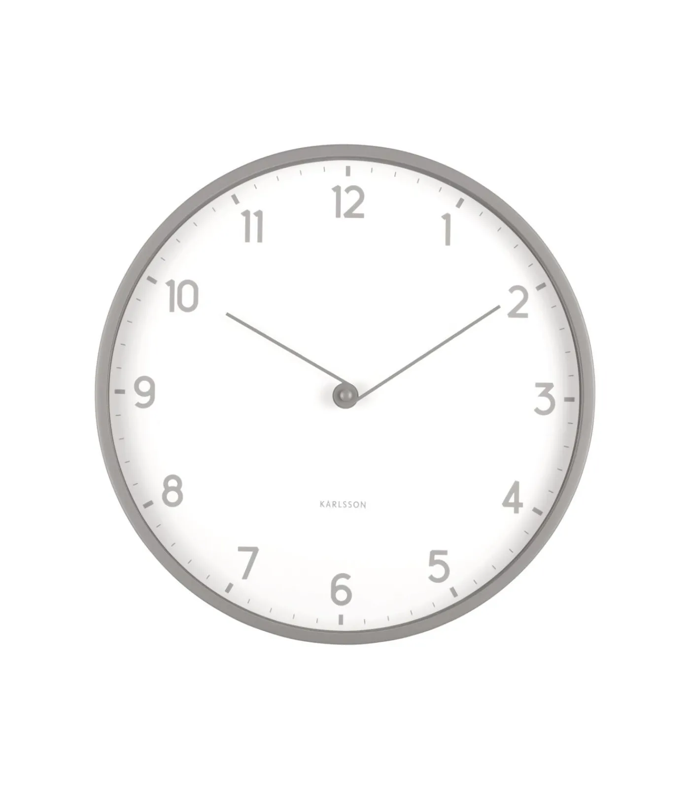 Wandklok Sencillez - Donkergrijs - Ø30cm Klokken