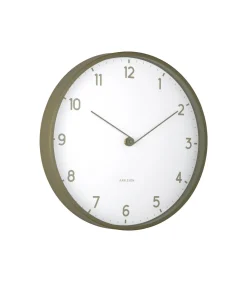 Karlsson Wandklok Sencillez - Legergroen - Ø30cm