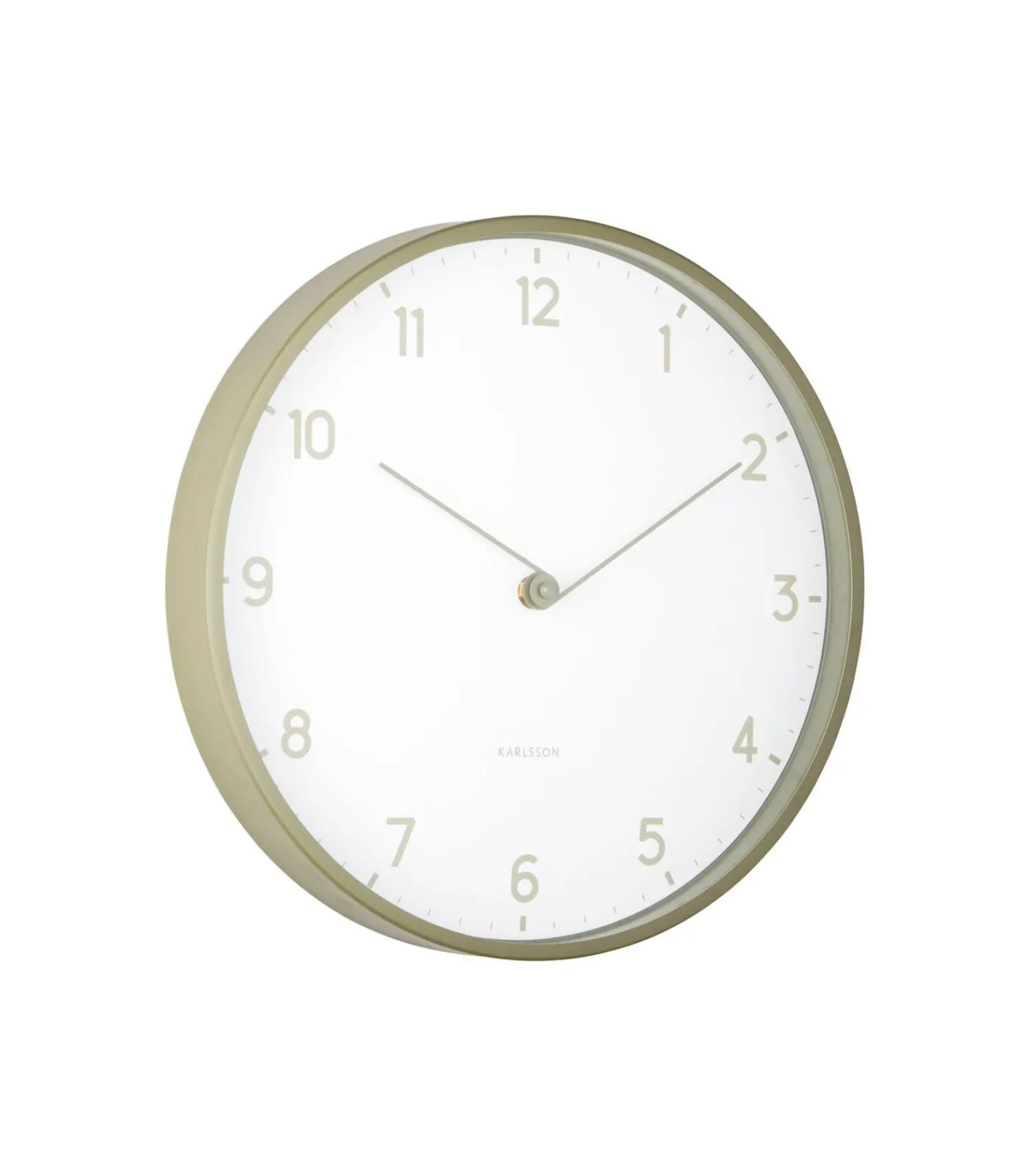 New Wandklok Sencillez - Theegroen - Ø30cm Klokken