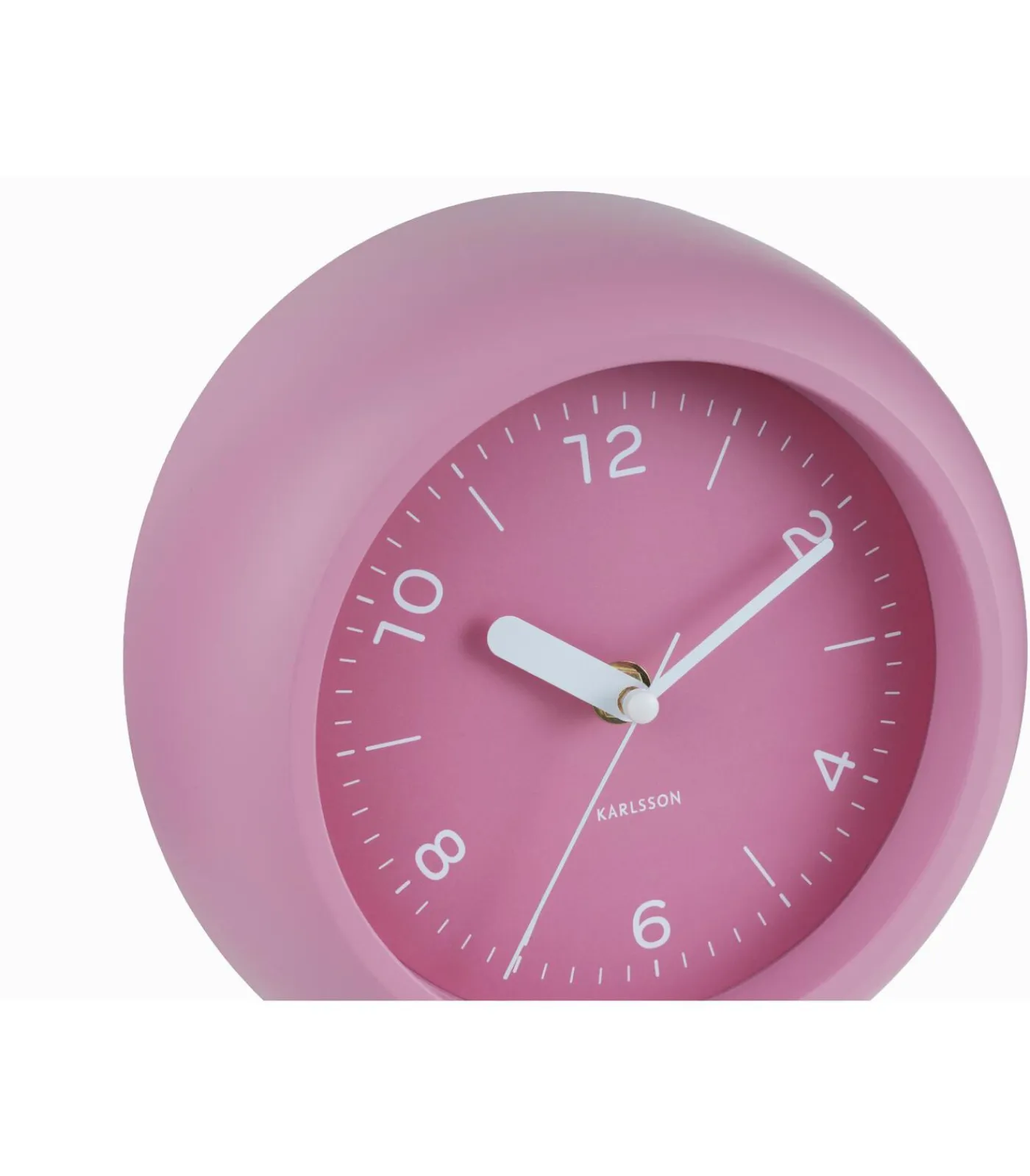 Wandklok Slope - Lichtroze - Ø20cm Klokken