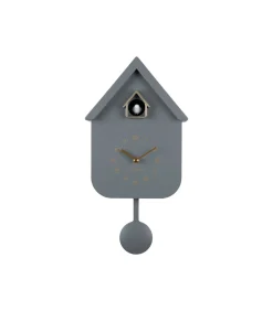 Hot Wandklok Solo Color Cuckoo - Grijs - 6x21,5x41cm Klokken