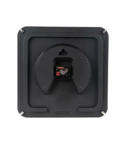 Wandklok Sucinto Dome Square - Zwart - 35x35x35cm Klokken