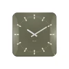 Best Wandklok Sucinto Dome Square - Groen - 35x35x35cm Klokken