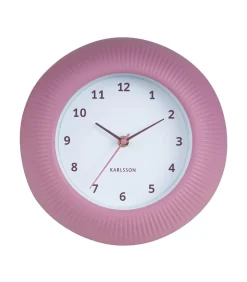 Karlsson Wandklok Tender Rib - Warmroze - Ø25cm