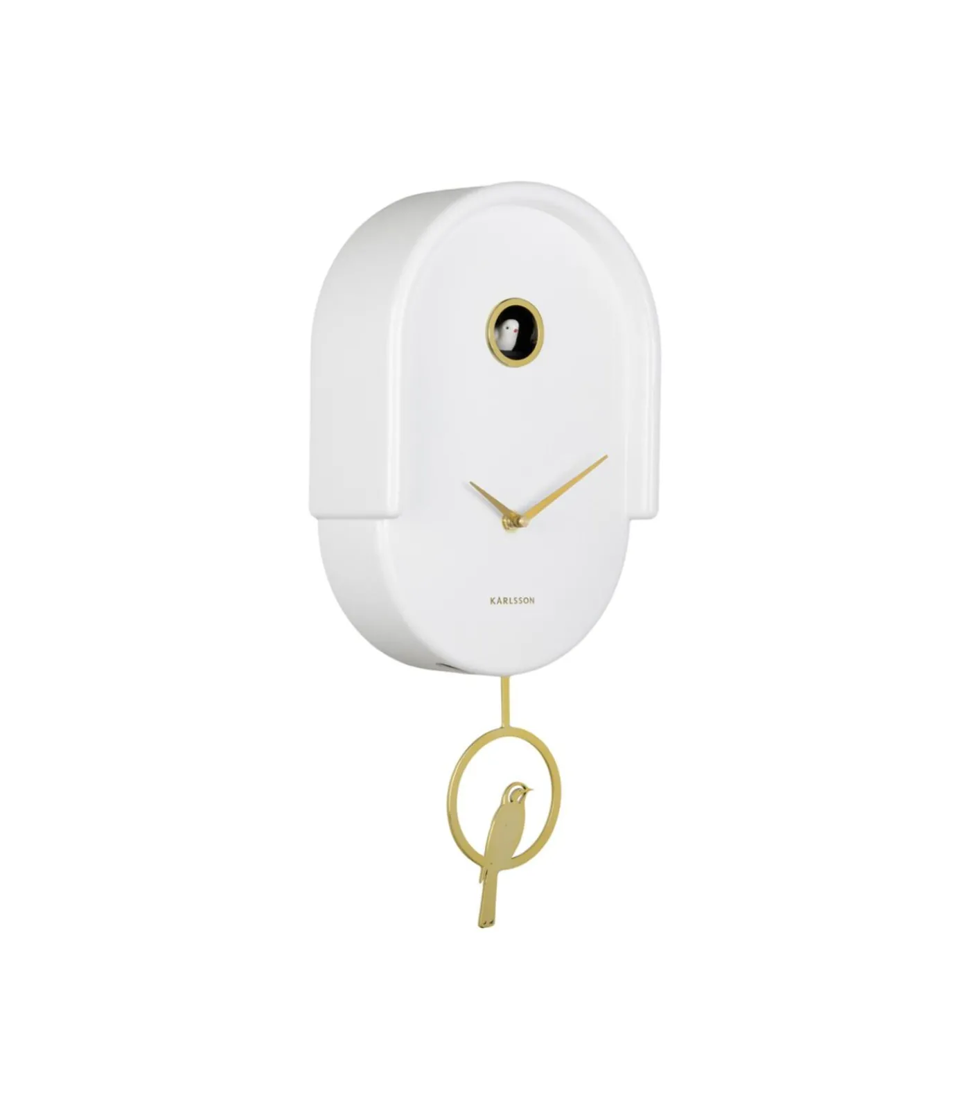 Hot Wandklok Tweet - Wit - 20x8.5x42cm Klokken