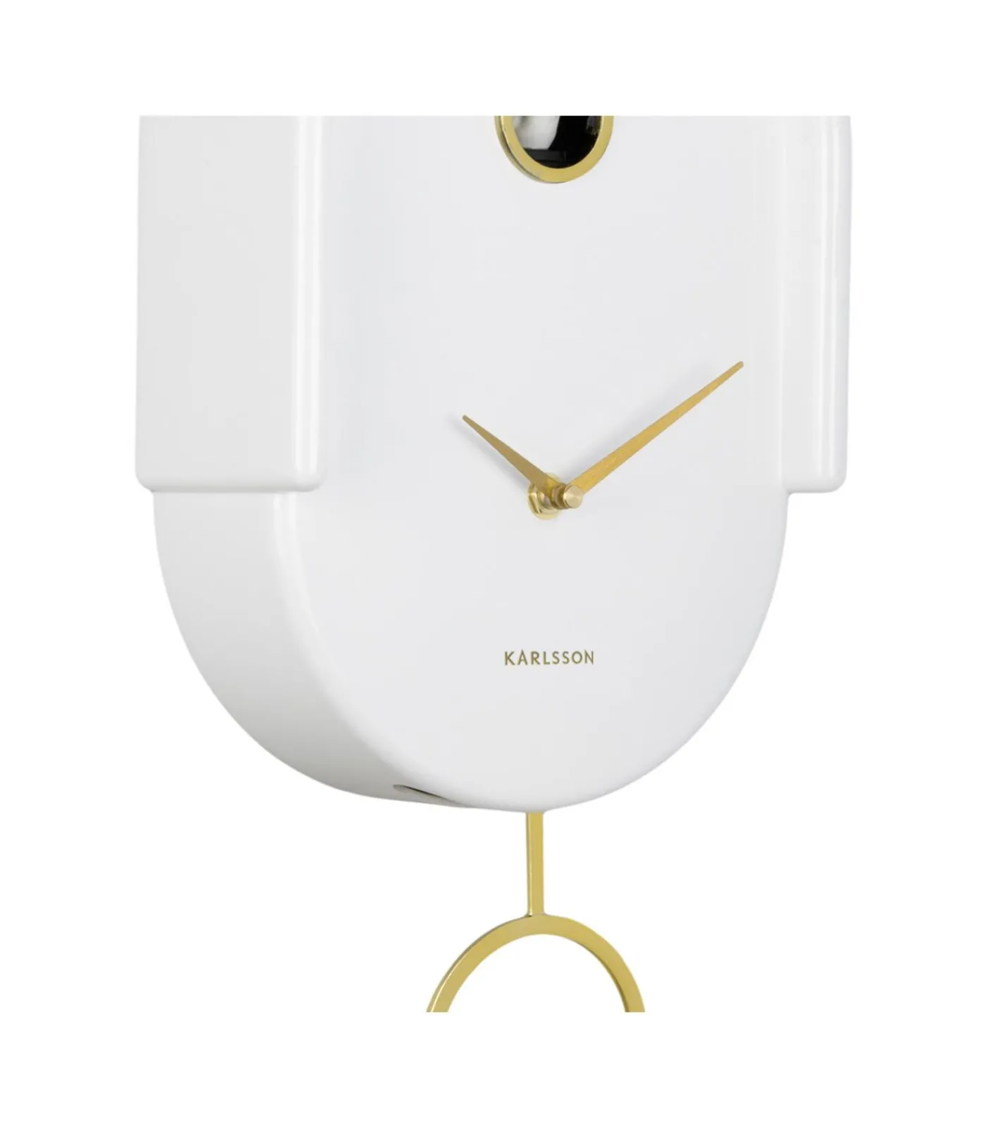 Hot Wandklok Tweet - Wit - 20x8.5x42cm Klokken