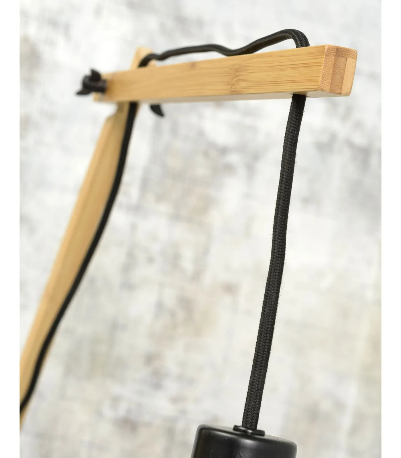 GOOD &MOJO Wandlamp Andes - Bamboe/Wit - 95x47x55cm