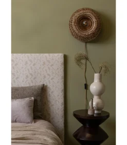 GOOD &MOJO Wandlamp Barbados - Naturel - Ø35cm