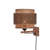 Best Wandlamp Bhutan - Bamboe - Ø25cm Muurverlichting
