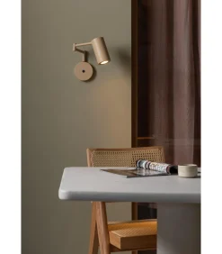 It's about RoMi Wandlamp Bilbao - Beige - 33x12x27cm
