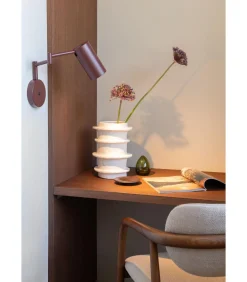 Clearance Wandlamp Bilbao - Rood - 33x12x27cm Muurverlichting