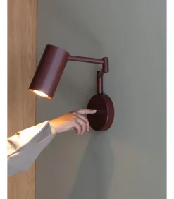 Clearance Wandlamp Bilbao - Rood - 33x12x27cm Muurverlichting