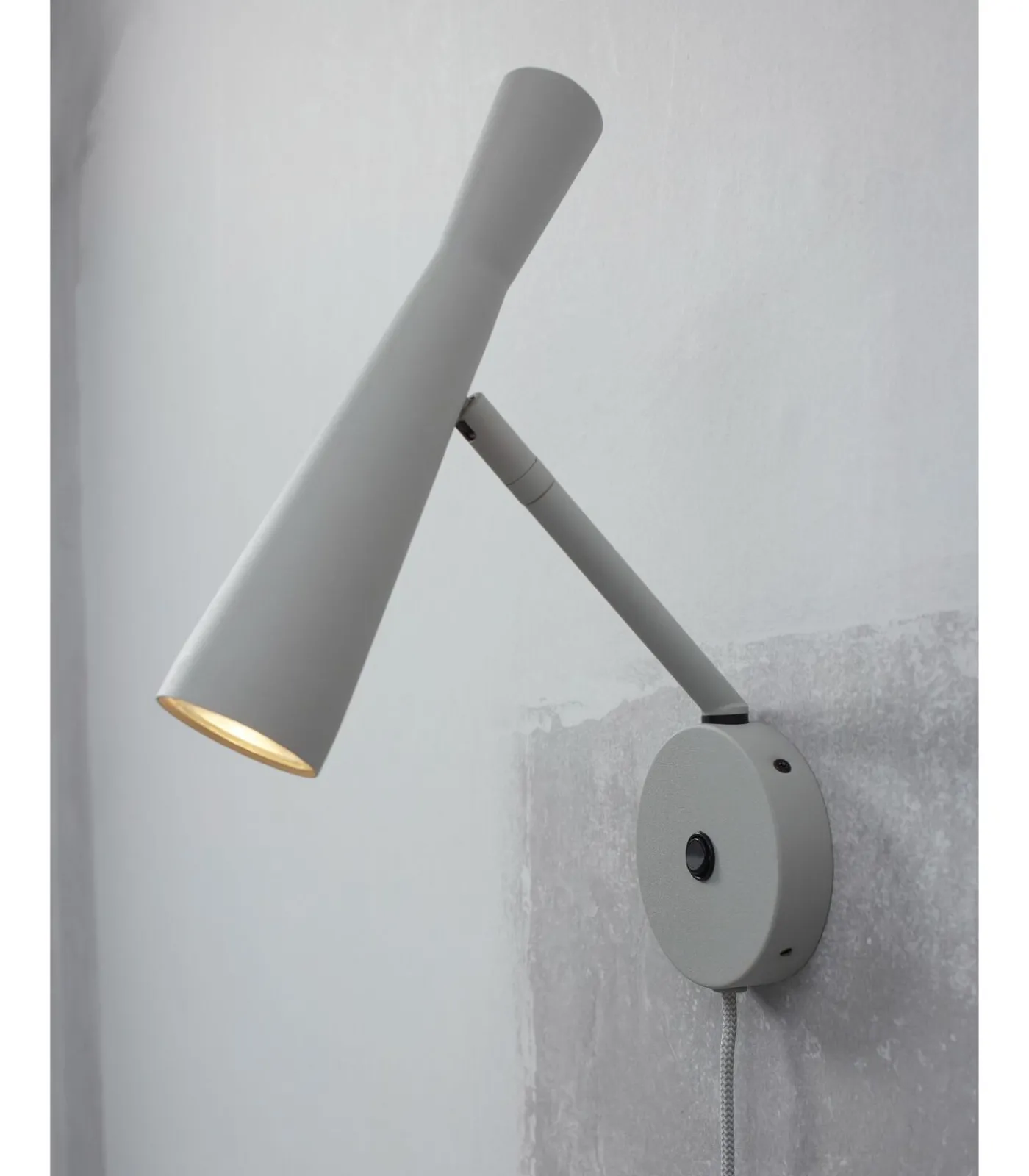 Clearance Wandlamp Bordeaux - Grijs - 10.5x26x34.5cm Muurverlichting