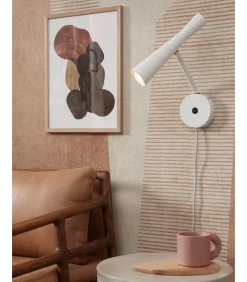 It's about RoMi Wandlamp Bordeaux - Wit - 10.5x26x34.5cm