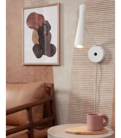 It's about RoMi Wandlamp Bordeaux - Wit - 10.5x26x34.5cm