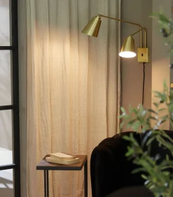 It's about RoMi Wandlamp Bremen - Goud - 130x60x49cm - 2L