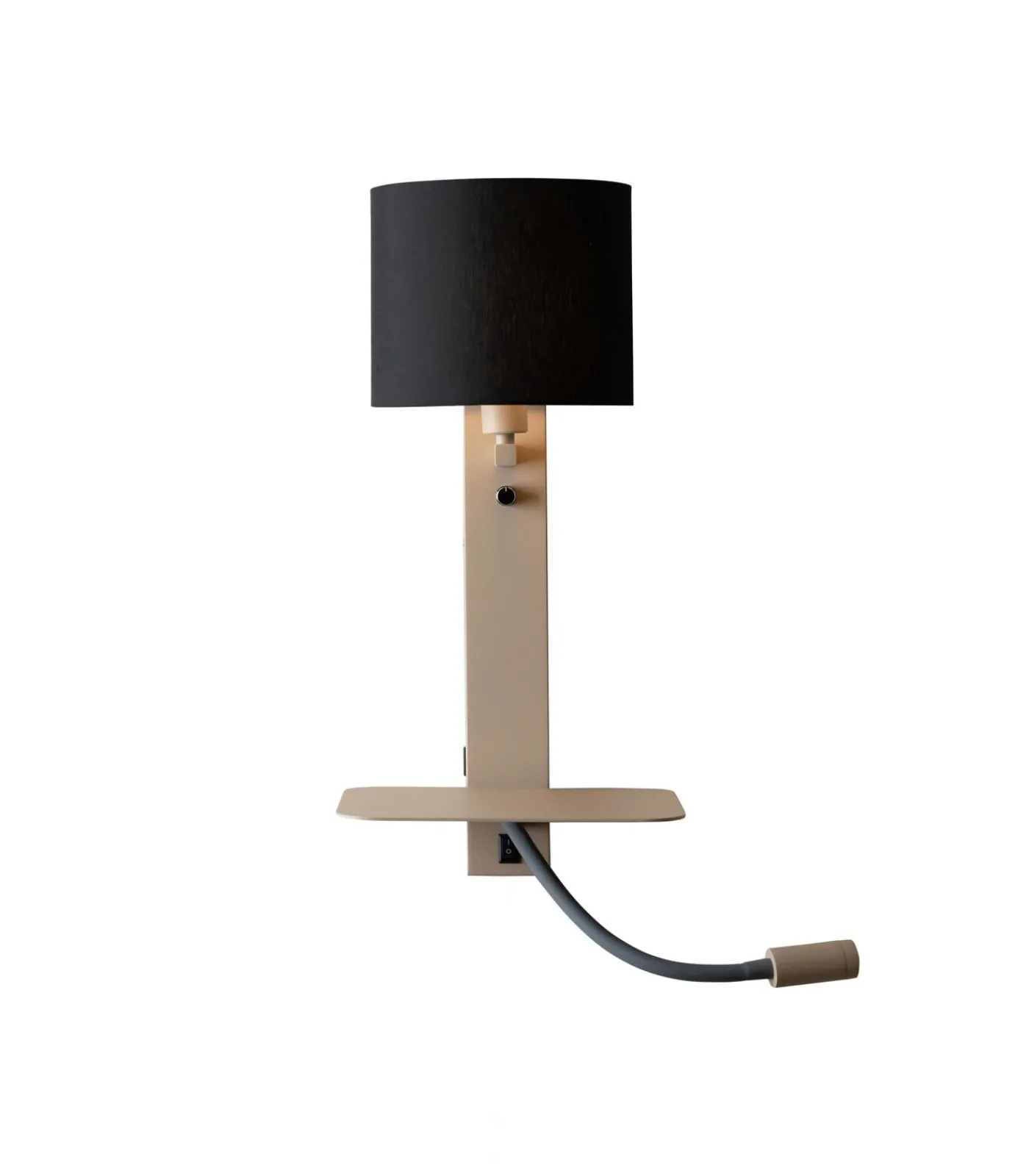 Outlet Wandlamp Florence - Bruin - 24x24x52cm Muurverlichting