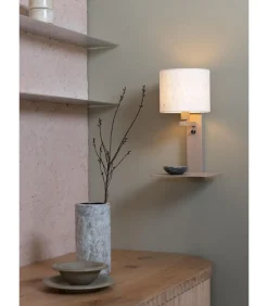 It's about RoMi Wandlamp Florence - Bruin - 24x24x42cm