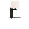 It's about RoMi Wandlamp Florence - Wit/Zwart - 24x22x42cm