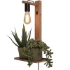 New Wandlamp Flores - Bamboe - 30x18x52cm Muurverlichting