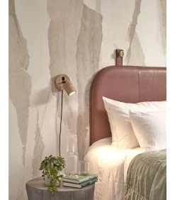 Discount Wandlamp Java - Bamboe - Ø12cm Muurverlichting