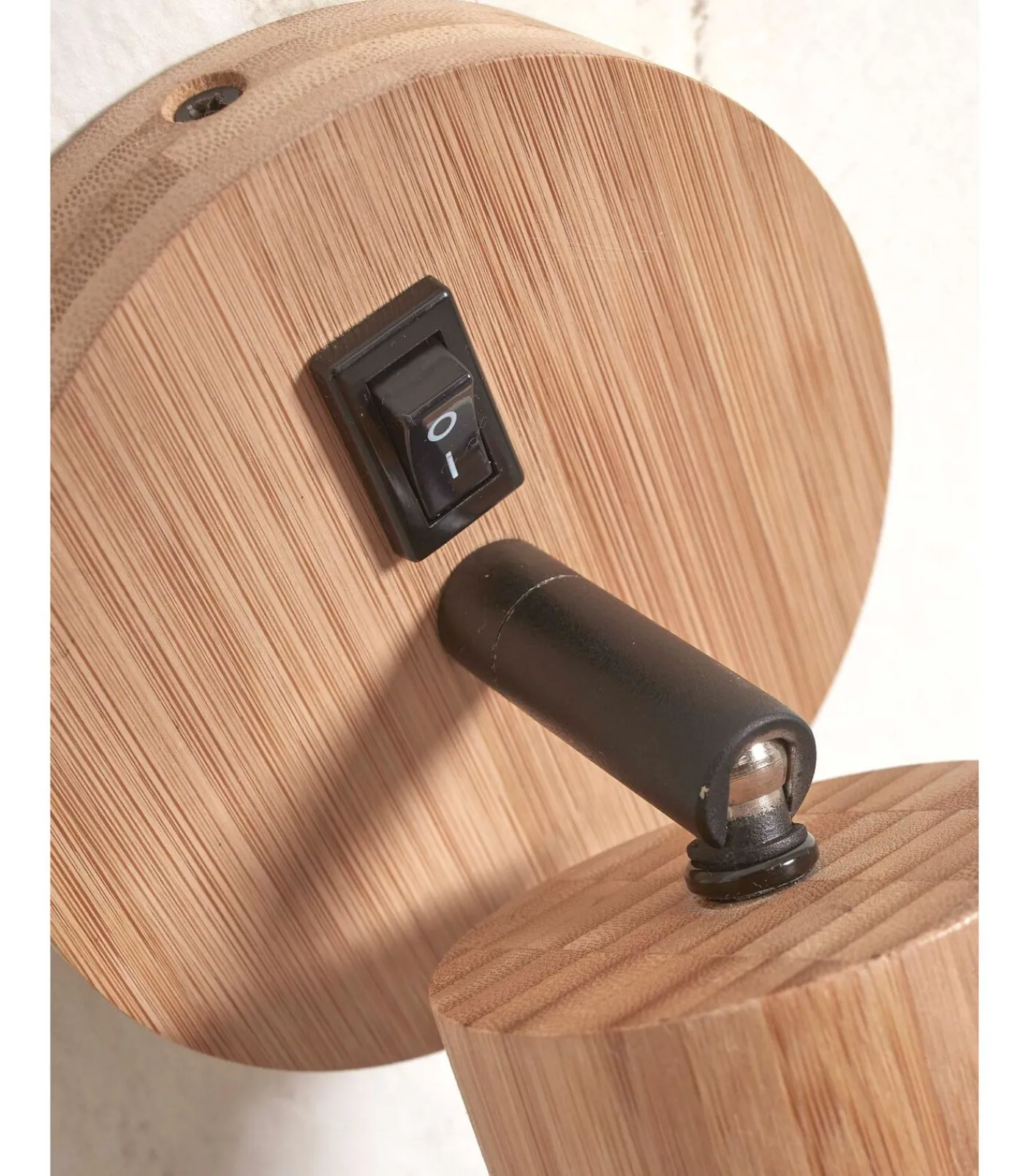 Discount Wandlamp Java - Bamboe - Ø12cm Muurverlichting