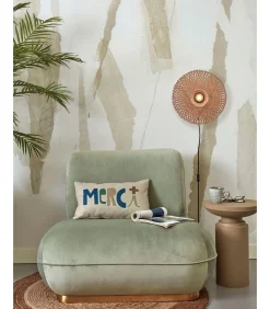 Best Wandlamp Kalimantan - Bamboe - Ø30cm Muurverlichting