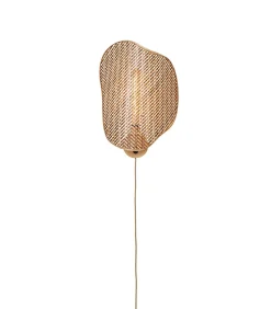 Discount Wandlamp Kinabalu - Naturel - 50x40x50cm Muurverlichting