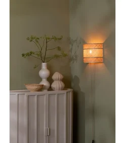 Clearance Wandlamp Langkawi - Naturel - Ø32cm Muurverlichting