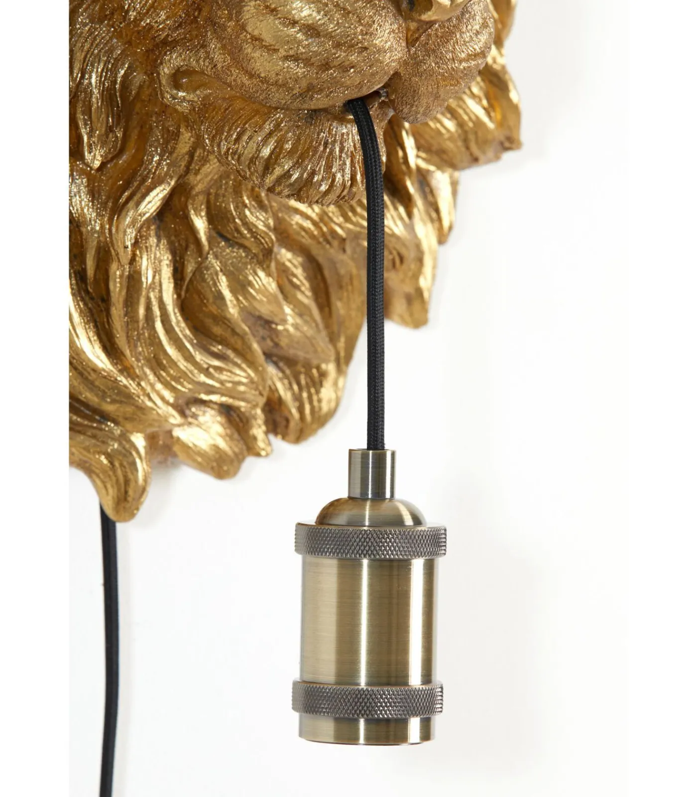 Sale Wandlamp Lion - Brons - 33.5x19x40.5cm Muurverlichting