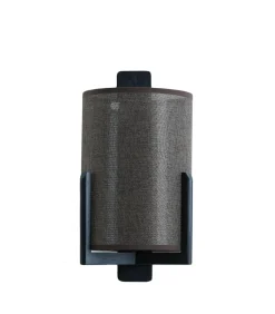 Hot Wandlamp Litto - Mat zwart - 22x18x36cm Muurverlichting