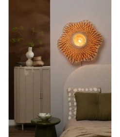 Discount Wandlamp Madura - Naturel - Ø60cm Muurverlichting