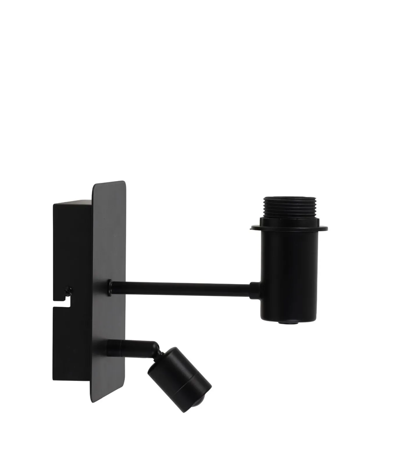 Outlet Wandlamp Montana - Zwart - 20x11x18cm Muurverlichting