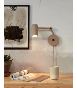 Wandlamp Montreux - Grijs - 10.5x21.5x18cm Muurverlichting