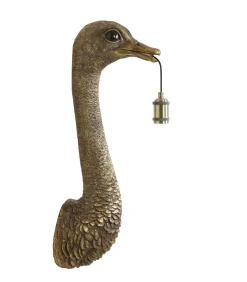Light & Living Wandlamp Ostrich - Brons - 25x19x72cm