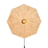 GOOD &MOJO Wandlamp Panama - Naturel - 65x7x65cm