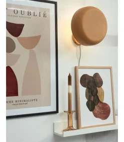 New Wandlamp Porto - Oranje - Ø25cm Muurverlichting